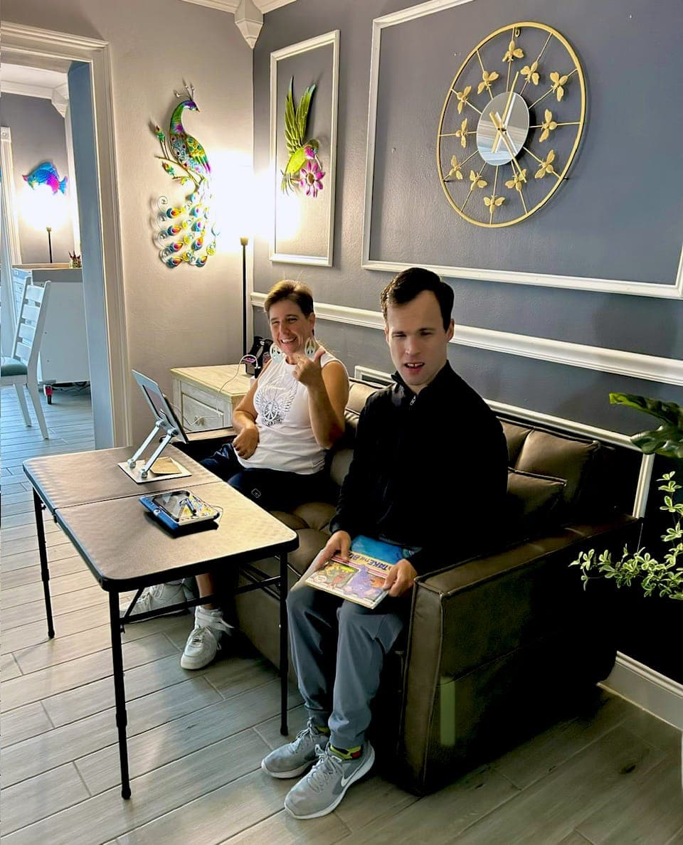 A warm moment at home at Skycrest Place
